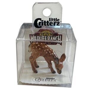 Little Critterz “Ophrah” Deer Fawn Hand Painted Porcelain Figurine